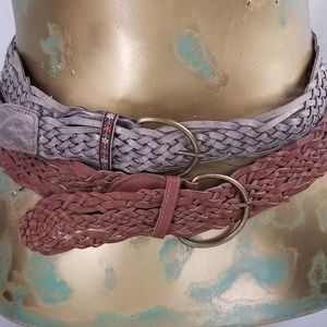 👽Faux leather belt (2 count)